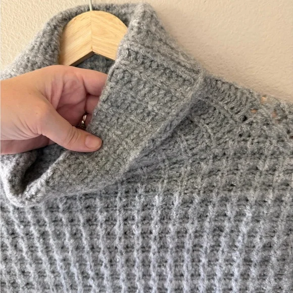 Anthropologie Gray Cowl Neck Sweater - Picture 5 of 9